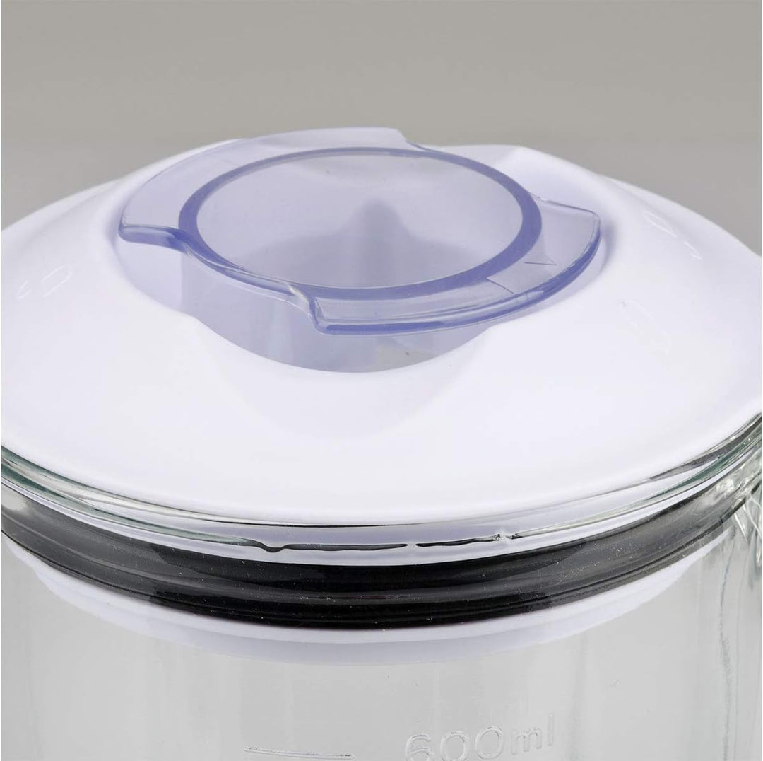 Girmi FR23 Elektrischer Standmixer, 300 W, Becher aus Glas, 2 Geschwindigkeitsstufen, 4 Klingen aus