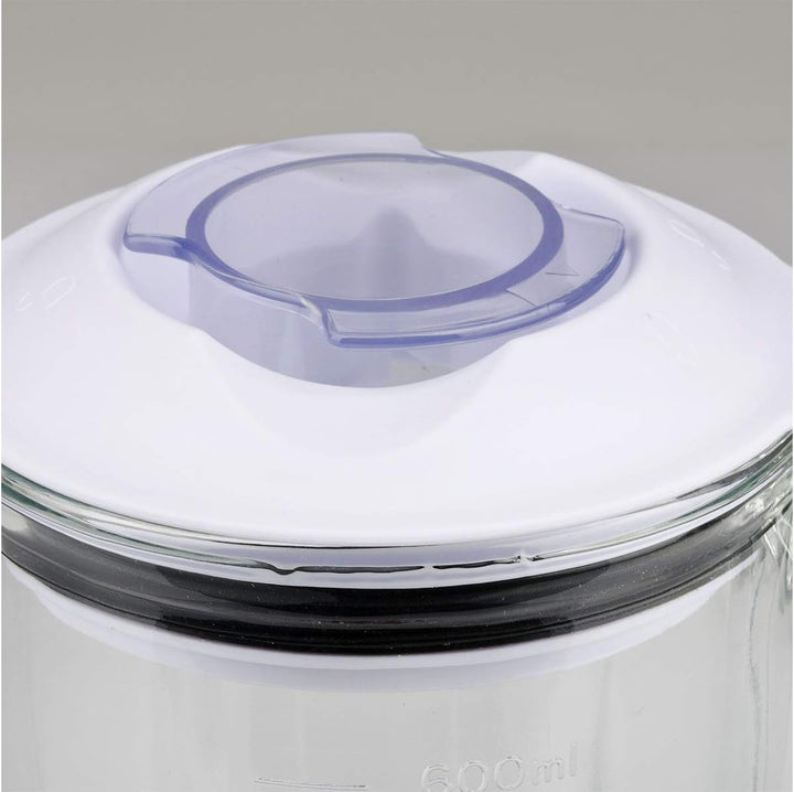 Girmi FR23 Elektrischer Standmixer, 300 W, Becher aus Glas, 2 Geschwindigkeitsstufen, 4 Klingen aus