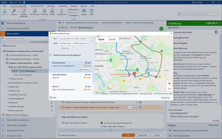 WISO Steuer-Sparbuch 2022 (für Steuerjahr 2021 | PC | Digitaler Download Aktivierungscode per E-Mail
