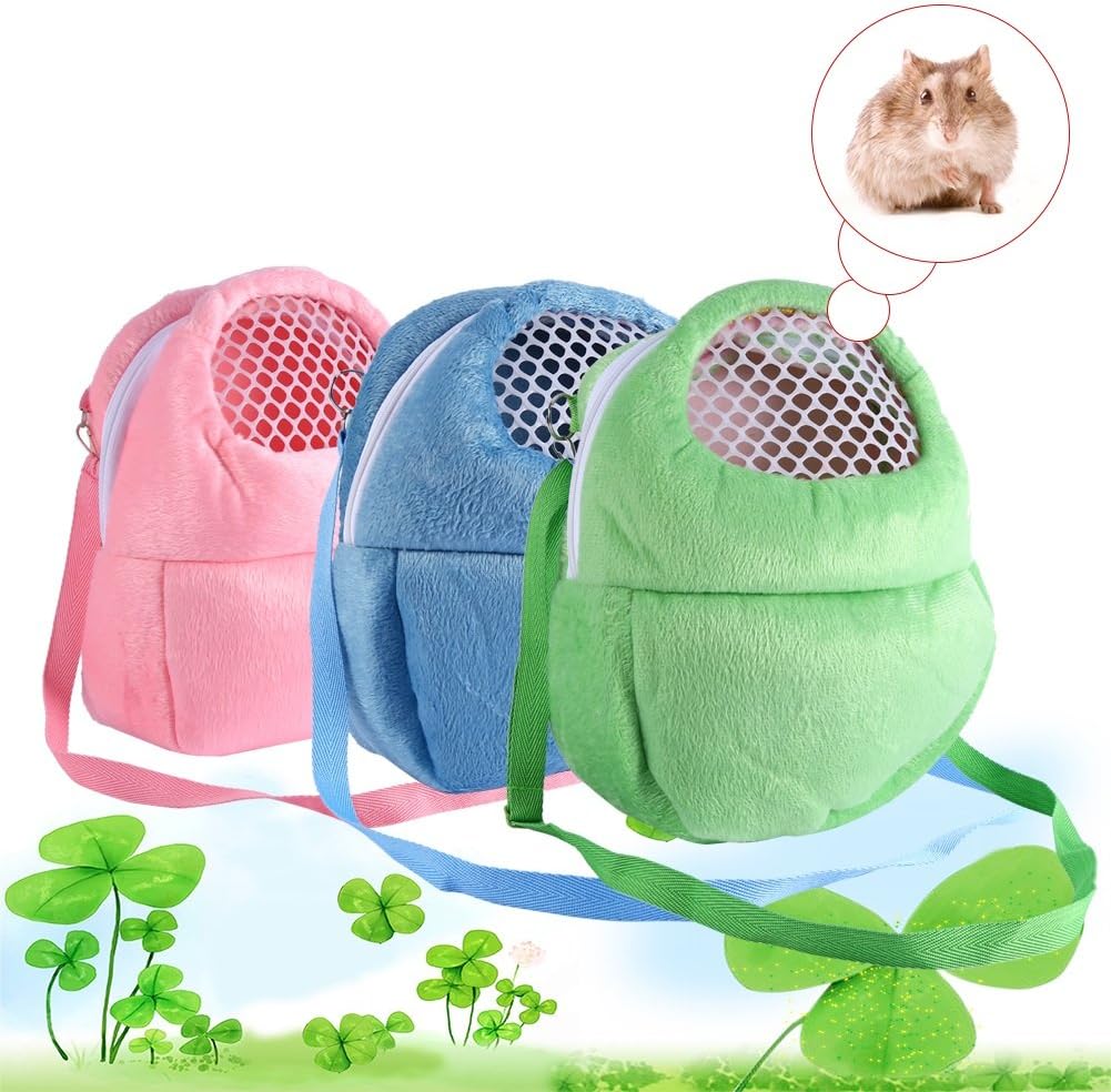 Haustiertragetaschen Hamster Ratte Igel Kaninchen Schlafsack Atmungsaktiv Tragbar Ausgehende Reise H