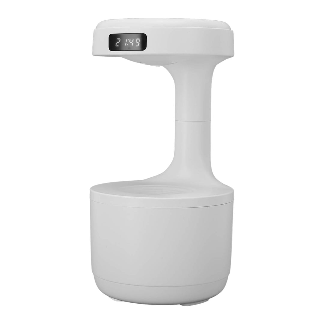 Fockety Anti-Gravity Wassertropfen Luftbefeuchter, 800ML USB Cool Mist Luftbefeuchter mit Nachtlicht