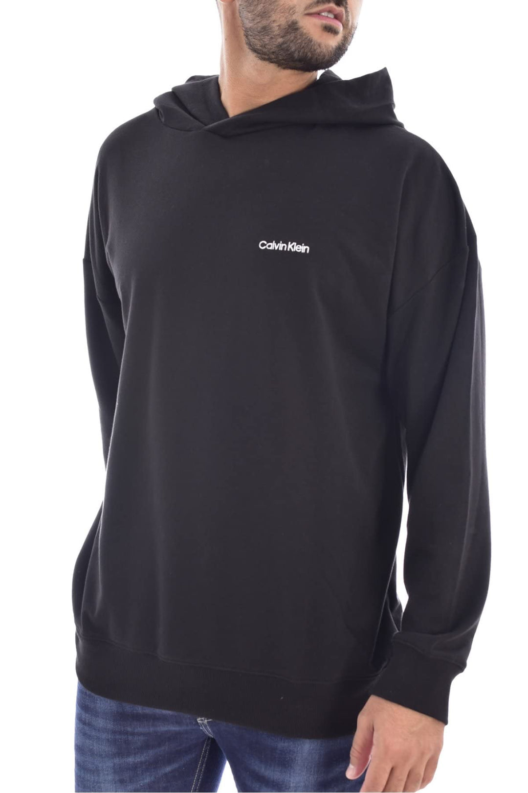 Calvin Klein Herren Heavyweight Sweatshirts M Schwarz (Black), M Schwarz (Black)