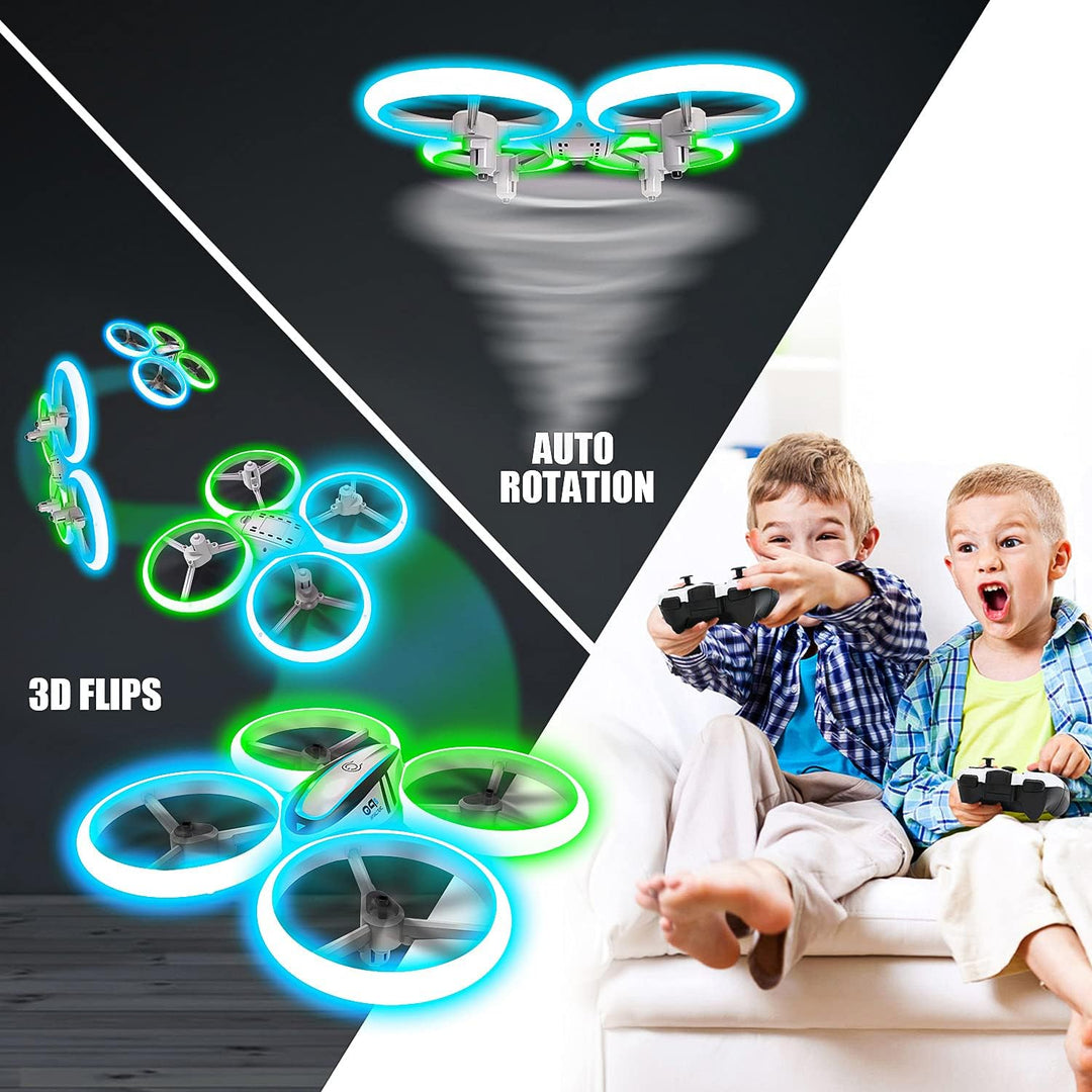 AVIALOGIC Q9s Drone Drohne für Kinder mit Höhehalten und Kopflosem Modus,RC Quadcopter mit Blauen &