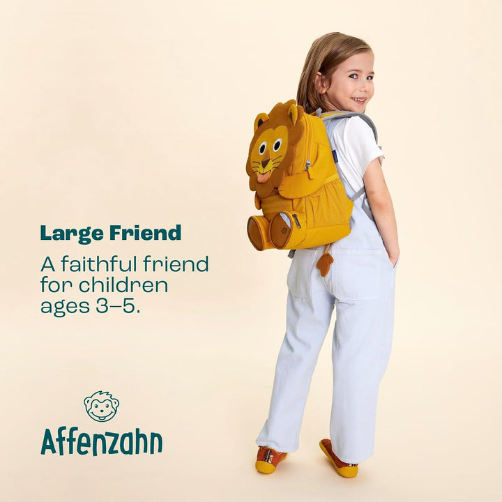 Affenzahn Kinderrucksack Grosser Freund | Kindergartenrucksack für Kinder von 3 bis 5 Jahren mit fun