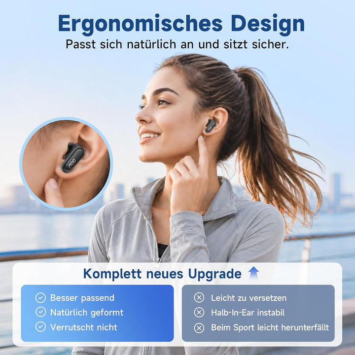 AOC Kopfhörer Kabellos Bluetooth 6.0 in Ear Kopfhörer Bluetooth 40 std | Bluetooth Kopfhörer mit 6 A