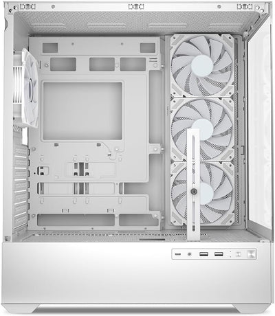 Sharkoon AK6 RGB PC Gehäuse, ATX, Weiss
