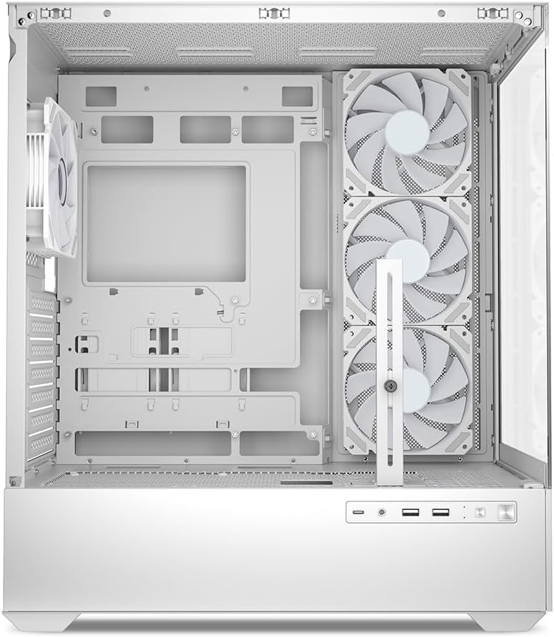 Sharkoon AK6 RGB PC Gehäuse, ATX, Weiss