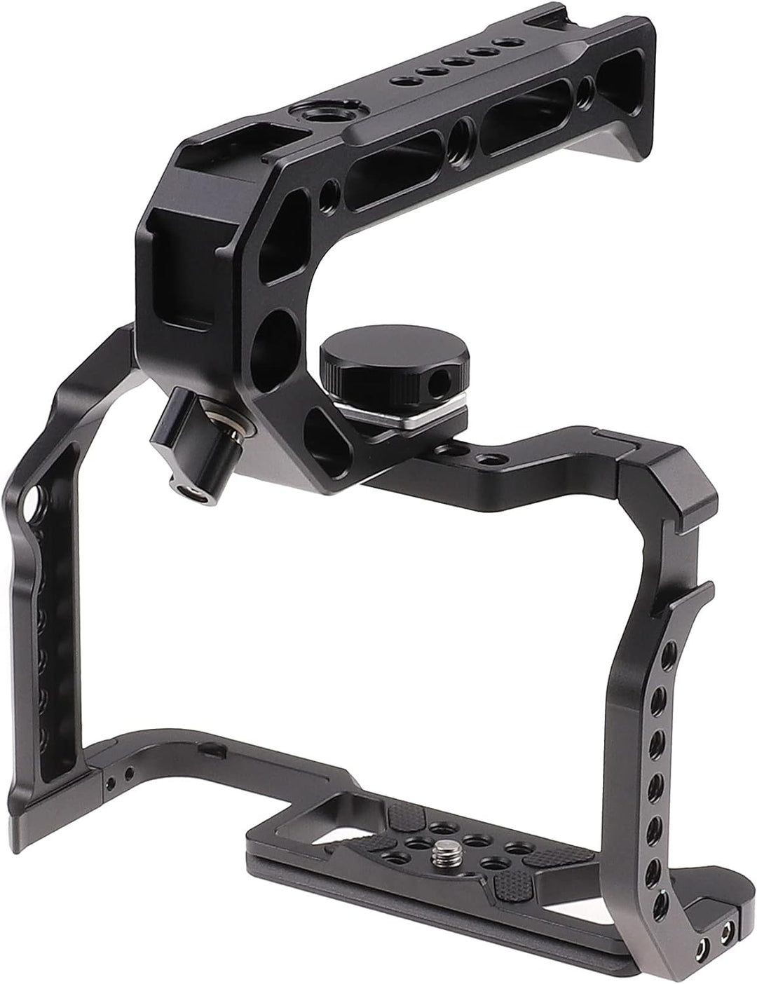 Hersmay R5 R6 R5C Cage mit Griff Oben, Kamerakäfig Kamera Cage für Canon EOS R5 R6 R5C spiegellose K