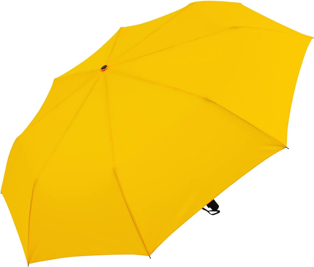 iX-brella Trekking XL Taschenschirm 115 cm gross mit Umhängetasche yellow, yellow
