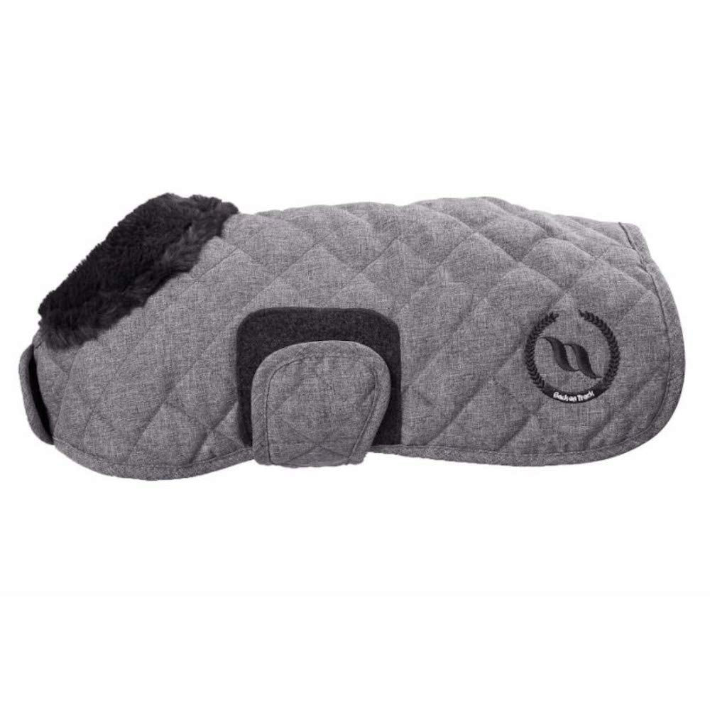 Back on Track Welltex® Haze Collection Dog Rug Hundemantel grau oder braun (74 cm, grau Melange), 74