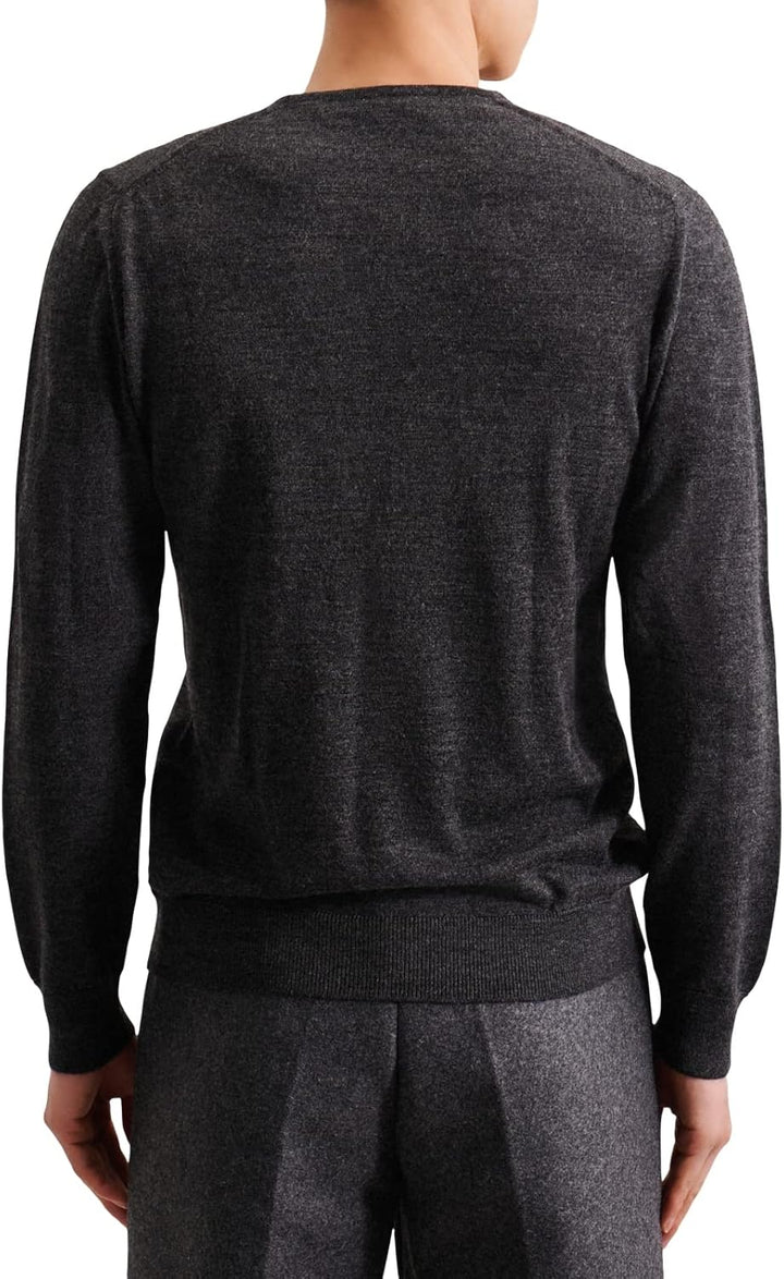 Seidensticker Herren Men Regular Polos Pullover S Anthra Mélange(251590), S Anthra Mélange(2515