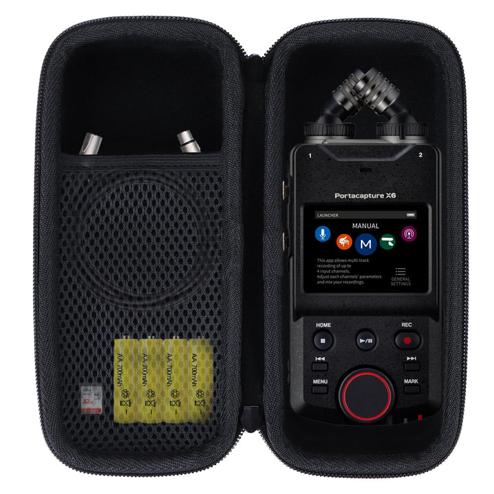 Hart Schutz Hülle Etui Tasche für Tascam Portacapture X6 Hochauflösender Handheld Mehrspurrecorder f