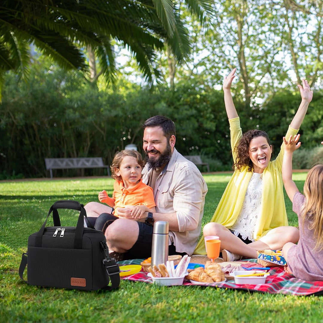 8.5L Kühltasche Kleine Thermotasche Tragbare Lunch-Tasche Isoliertasche Picknicktasche für Arbeit, S