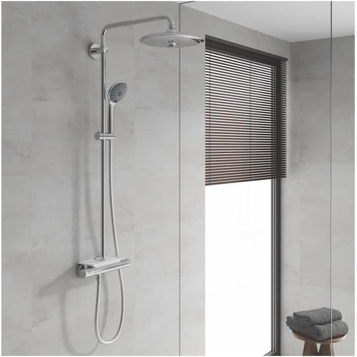 GROHE Vitalio joy 260 - Kopfbrause (wassersparend, 3 Strahlarten, Antikalk-System), chrom, 26462000