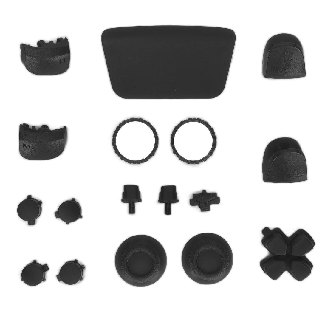 Game Controller Tasten, ABS L2 R2 Full Buttons Set Ersatz, Button Repair Kit Ersatztasten Fit für PS