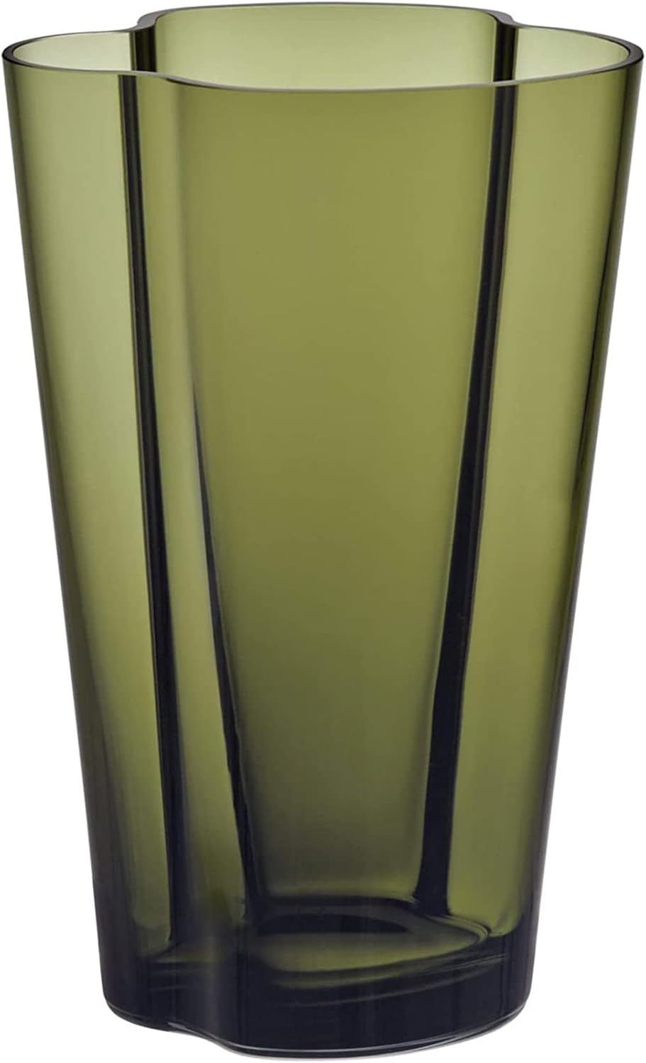 Iittala Vase Aalto 220 mm Grün aus Glas, 220 mm Grün