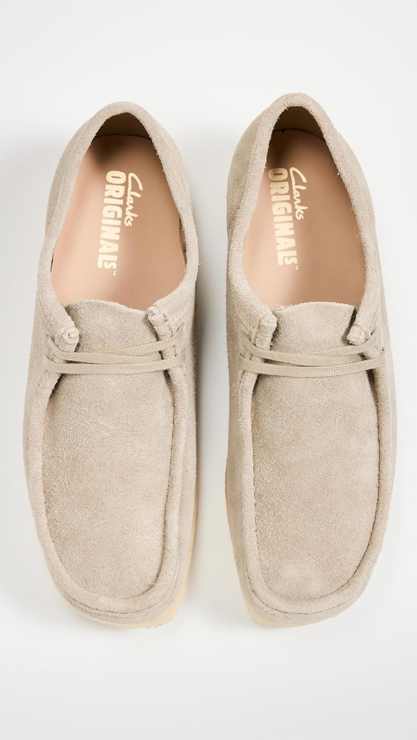 Clarks Originals Wallabee Herren Moccasins 39.5 EU Hellgraues Wildleder, 39.5 EU Hellgraues Wildlede
