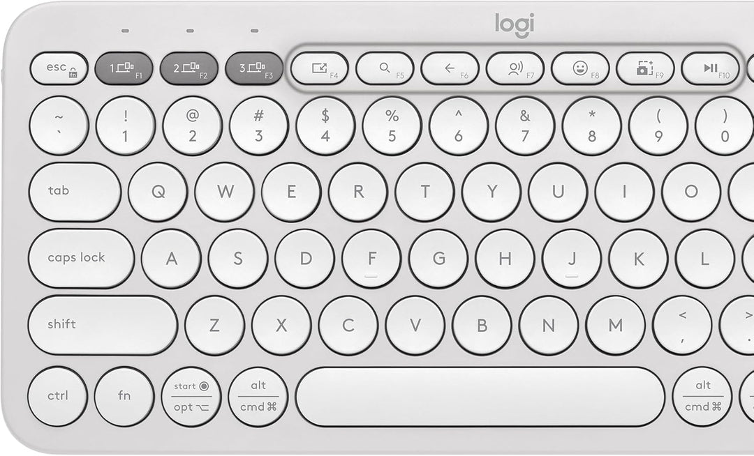 Logitech Pebble 2 Combo - US QWERTY-Layout International Layout, Weiss