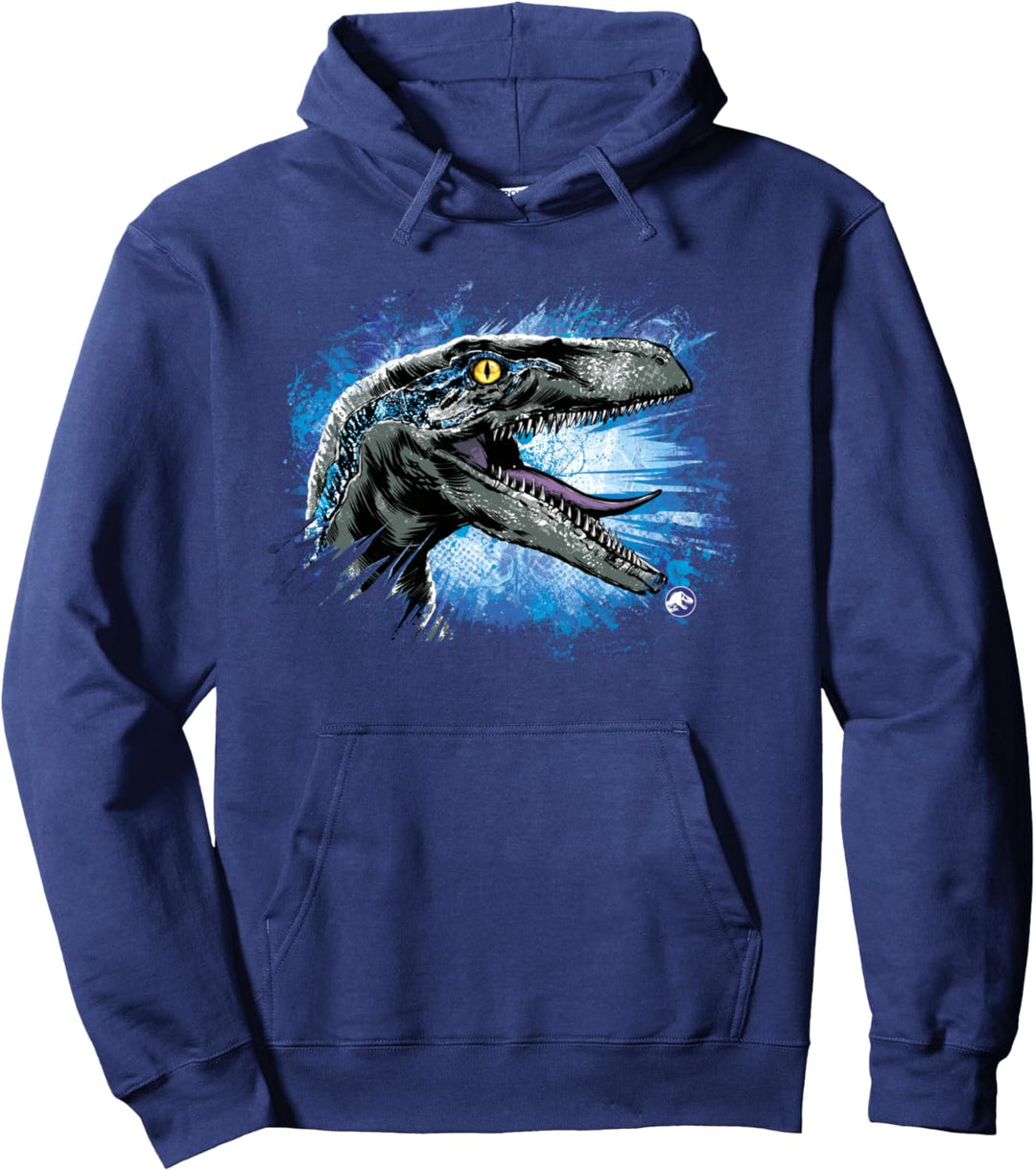 Jurassic World 2 Blue Profile Splat Pullover Hoodie