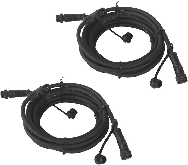 AIMHEIM 2er-Set 3M LED Gartenstrahler Verlüngerungskabel, 1in-2out Aussenleuchte Verbindungskabel, I