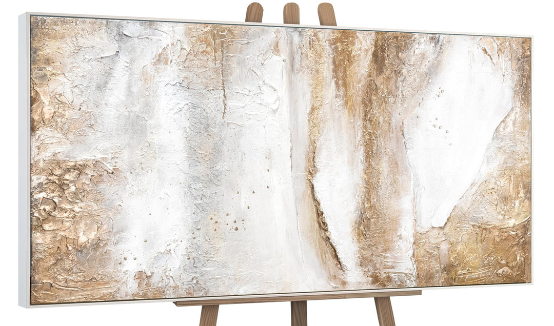 YS-Art Luxus Abstrakt Design Acryl Gemälde auf Leinwand Ästhetik handgemalt Wandbilder Wohnzimmer mo