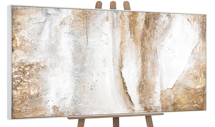 YS-Art Luxus Abstrakt Design Acryl Gemälde auf Leinwand Ästhetik handgemalt Wandbilder Wohnzimmer mo