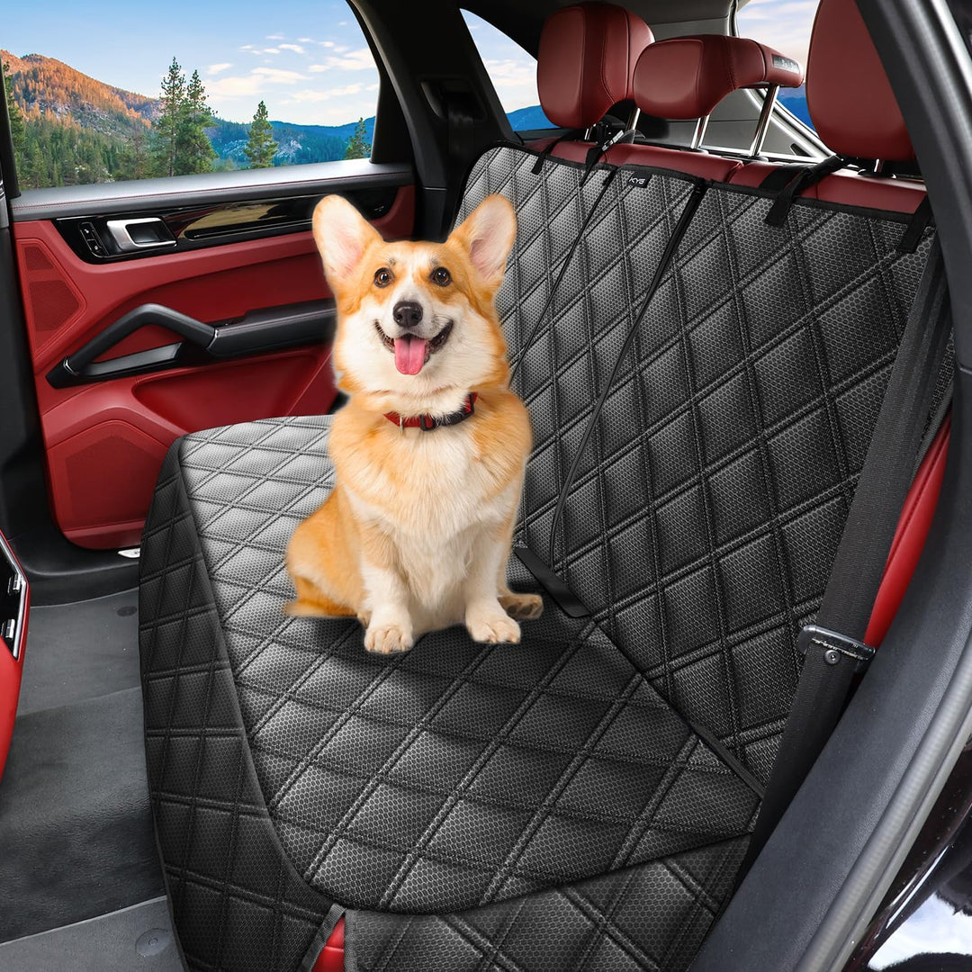 KYG Hundedecke Auto Rückbank, Wasserdicht Abnehmbarer Schutz, Hochwertiger auto Rücksitz Für Hunde,
