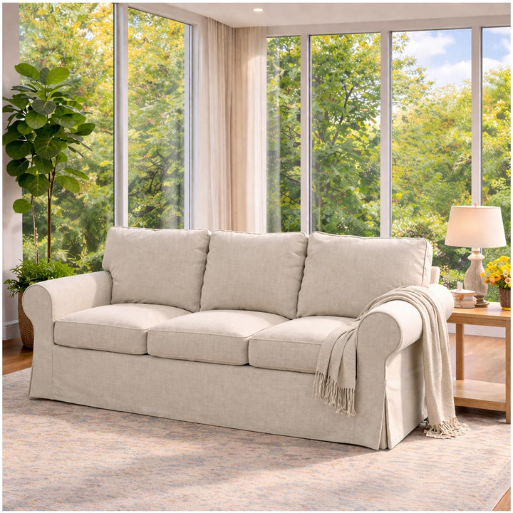 HomeTown Market Strapazierfähiger Sofabezug Ersatz kompatibel für IKEA Ektorp Sofa Cover. Slipcover