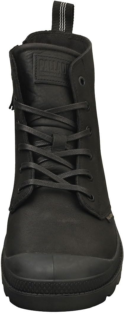 Palladium Unisex Pampa Zip Leather Sneaker Boots 44.5 EU Schwarz, 44.5 EU Schwarz