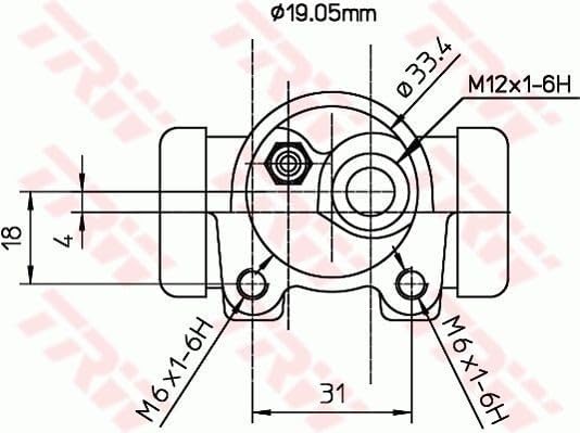 TRW GSK1142 Bremsbackensatz