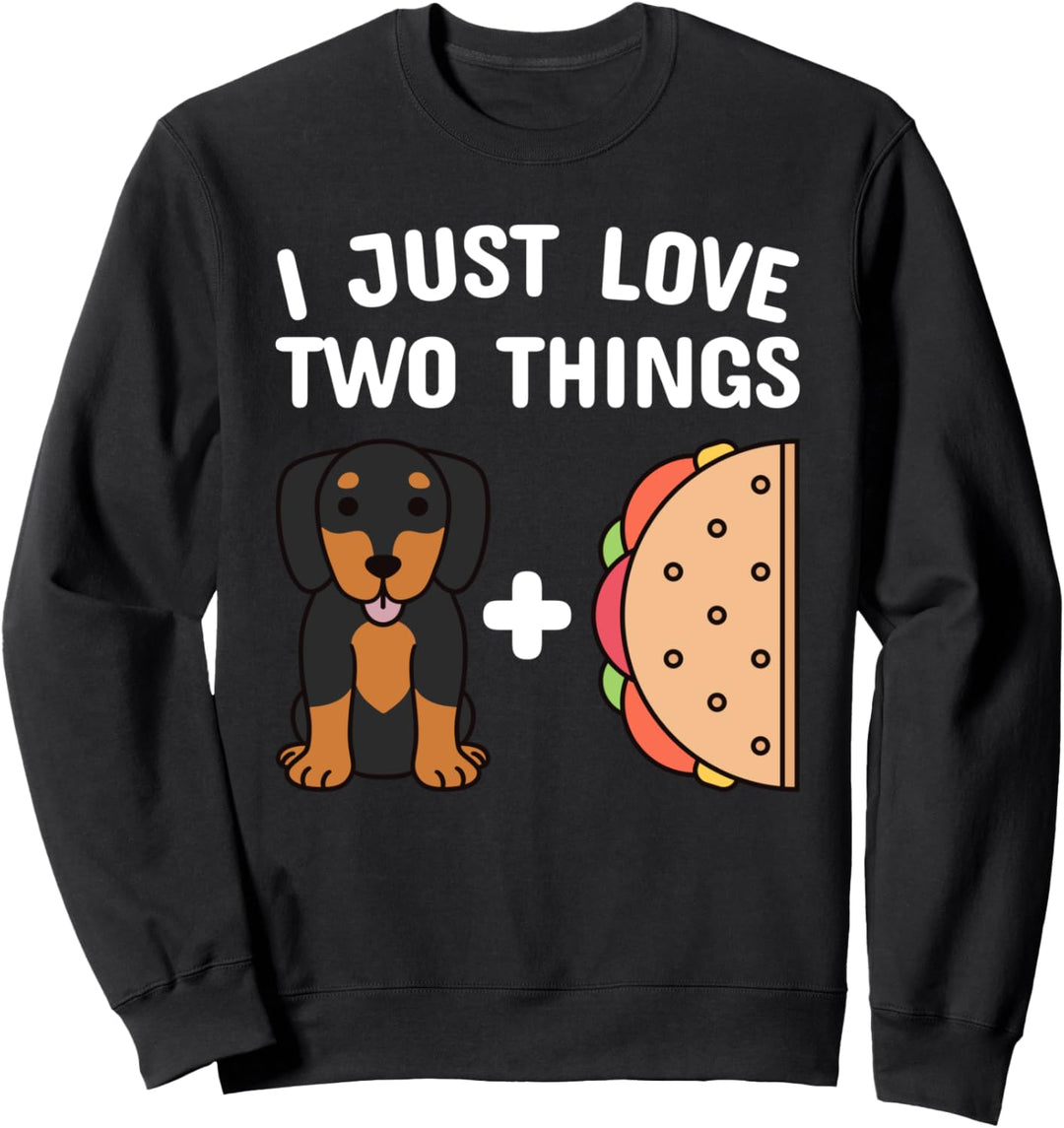 Tacos Dackel Hund Sweatshirt
