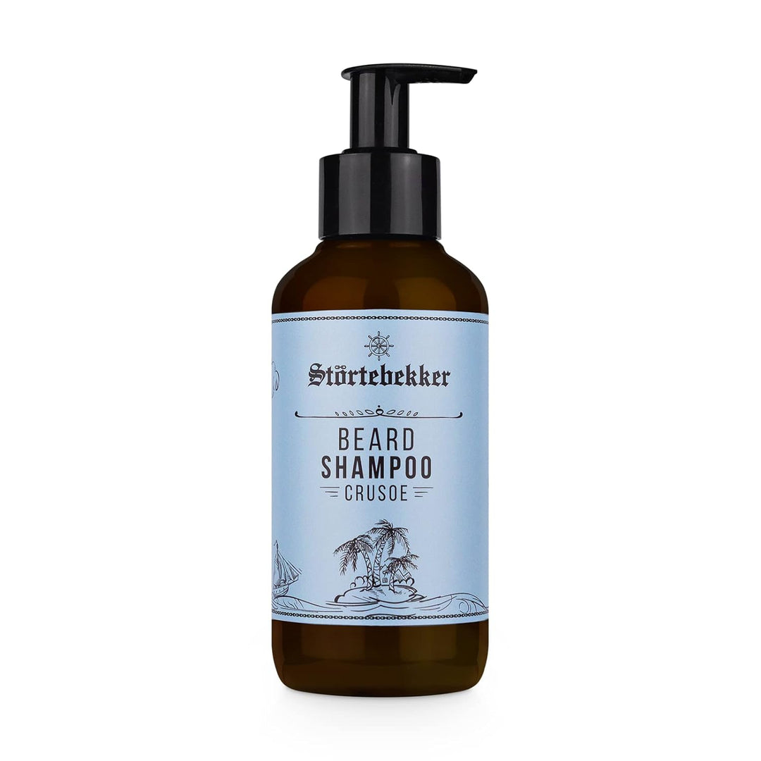 Störtebekker® Premium Bartshampoo Herren - 200ml Bart Shampoo für die tägliche Bartpflege - Optimale