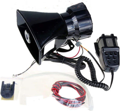 Yida 12V 80W 7 Tone Sound Auto Sirene Fahrzeug Horn mit Mic PA Lautsprechersystem Emergency Sound Am