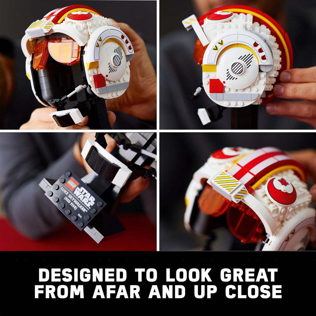LEGO Star Wars Luke Skywalker (Red Five) Helm 75327 Bauset für Erwachsene; Star Wars Sammlerstück fü