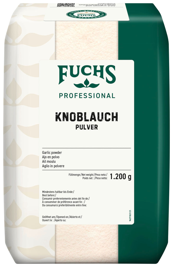 Fuchs Professional - Knoblauchpulver | Schonend granuliert, für eine Vielzahl an Gerichten einsetzba
