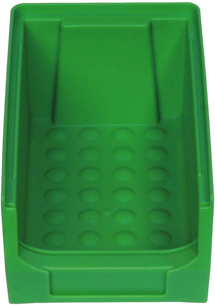 BRB Set - 25x Sichtstapelkästen Profi LB5, grün, Inhalt 0,85 Liter, LxBxH 175x100x75 mm inkl. 3 verz