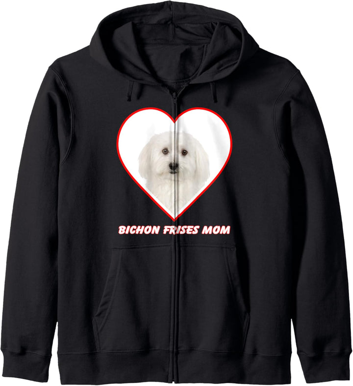 Bichon Frises Dog Mom Kapuzenjacke