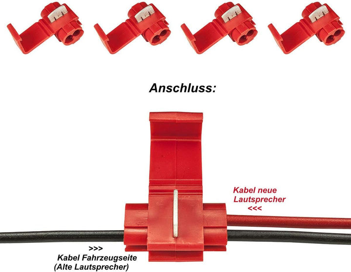 tomzz Audio 4006-002 Lautsprecher Einbau-Set kompatibel mit Chevrolet Captiva Opel Antara 165mm Koax