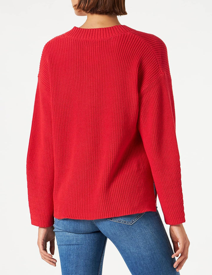PART TWO Damen Reilapw Pu Pullover M Rubicondo, M Rubicondo