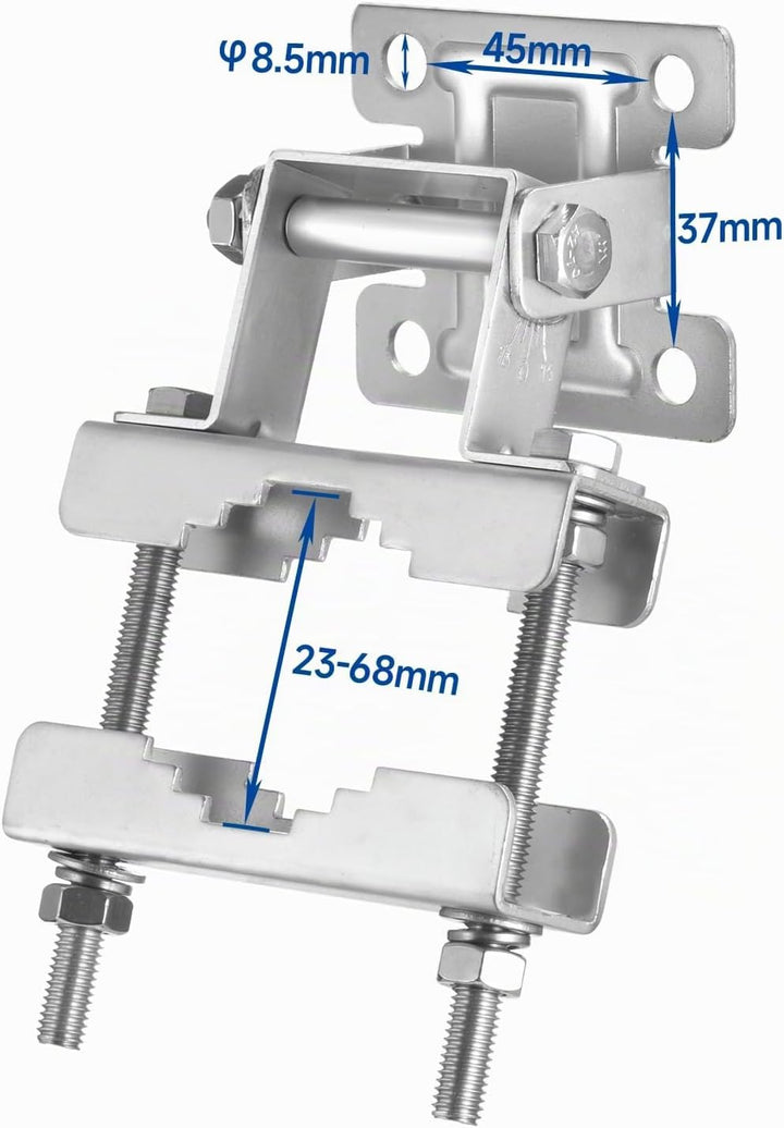 Bingfu Verstellbare Antennen Masthalterung Halterungen zur Wand Mastklemme Anti Rost Hardware Zubehö