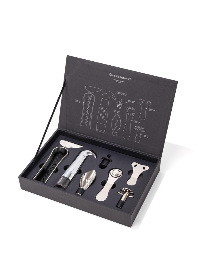 L'Atelier du Vin 095610-8 Oeno Collection Geschenkbox 2, Holz 7 Stück, 7 Stück