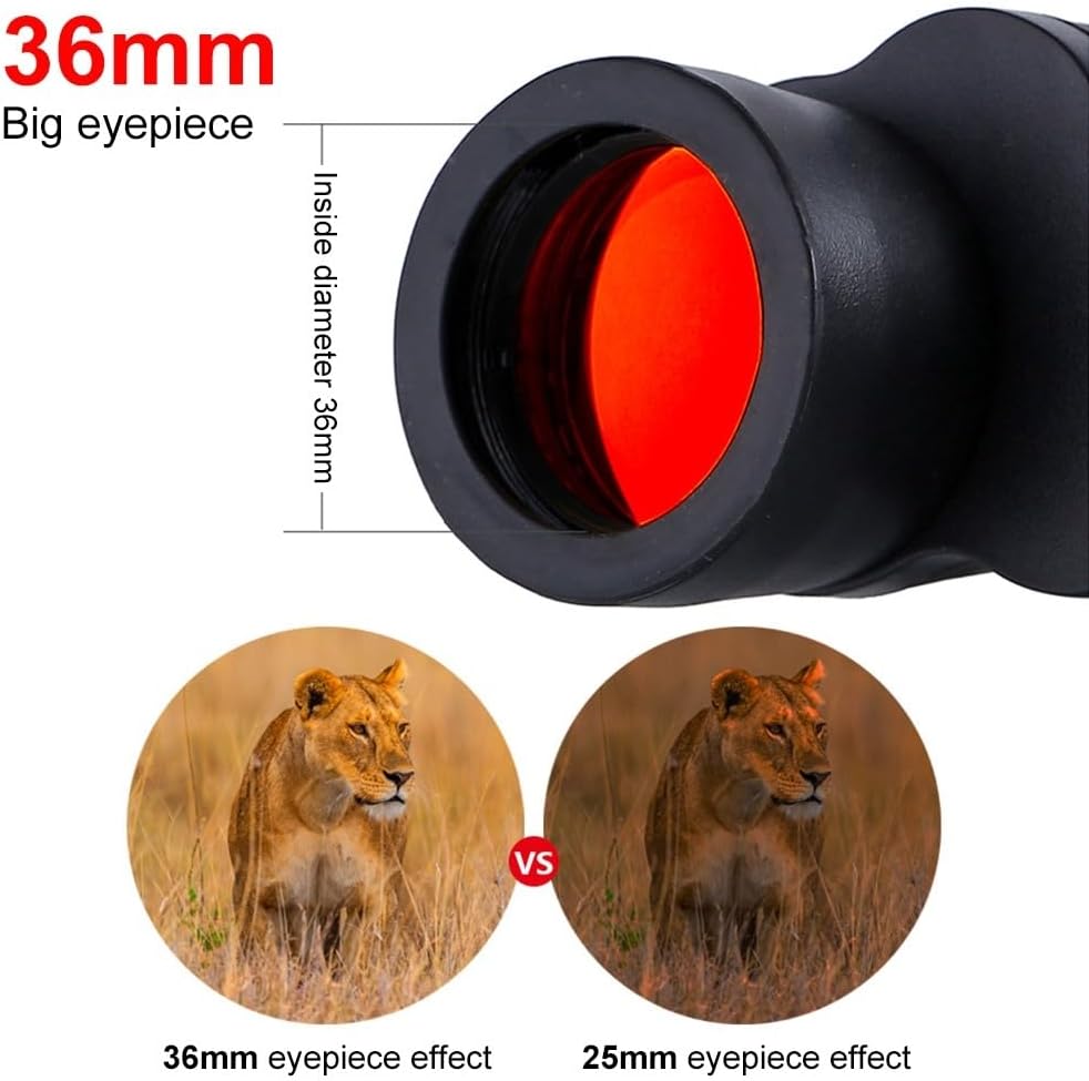 Ferngläser mit Nachtsicht, 80X80 HD Fernglas für Erwachsene, Wasserdicht Taktisches Fernglas mit FMC