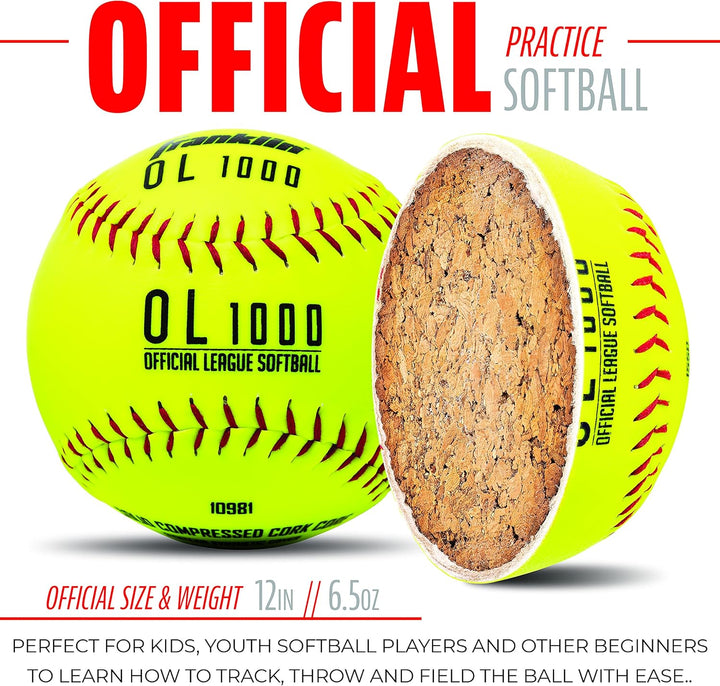 Franklin Sports Übungs-Softbälle.