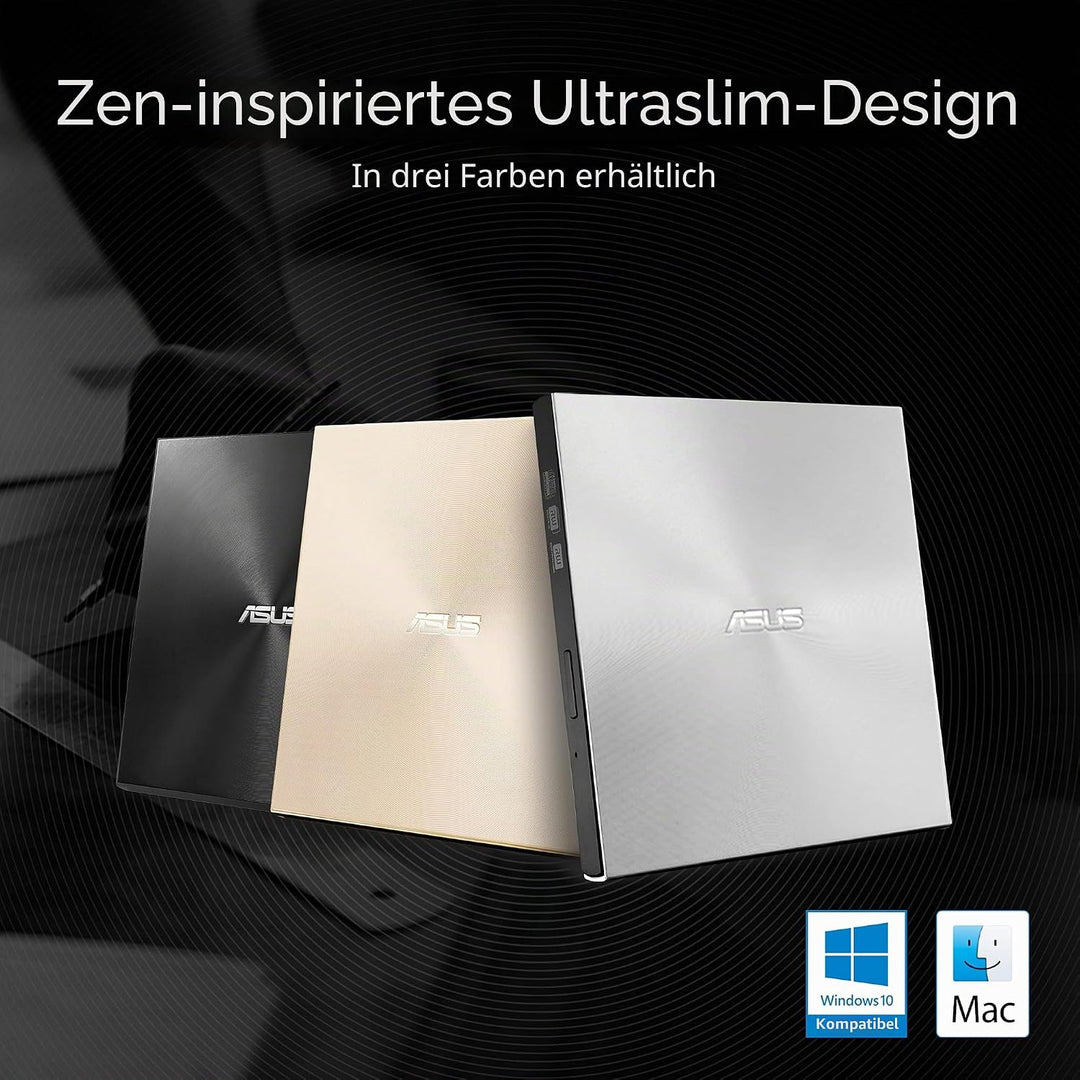 Asus Zendrive U8M Gold SDRW-08U8M-U/GOLD/G/AS/P2G USB-C Kabel Gold, USB-C Kabel Gold
