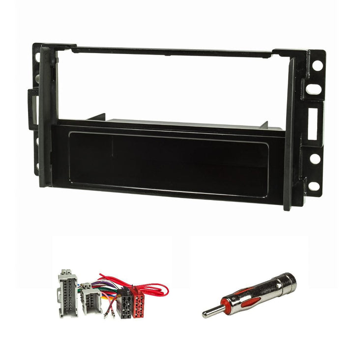 tomzz Audio 2418-001 Doppel DIN 1DIN Radioblende Set kompatibel mit Hummer H3 2005-2010