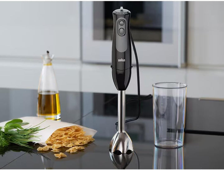 Braun MQ 3135 BK Stabmixer, 900 W, 750 W, schwarz