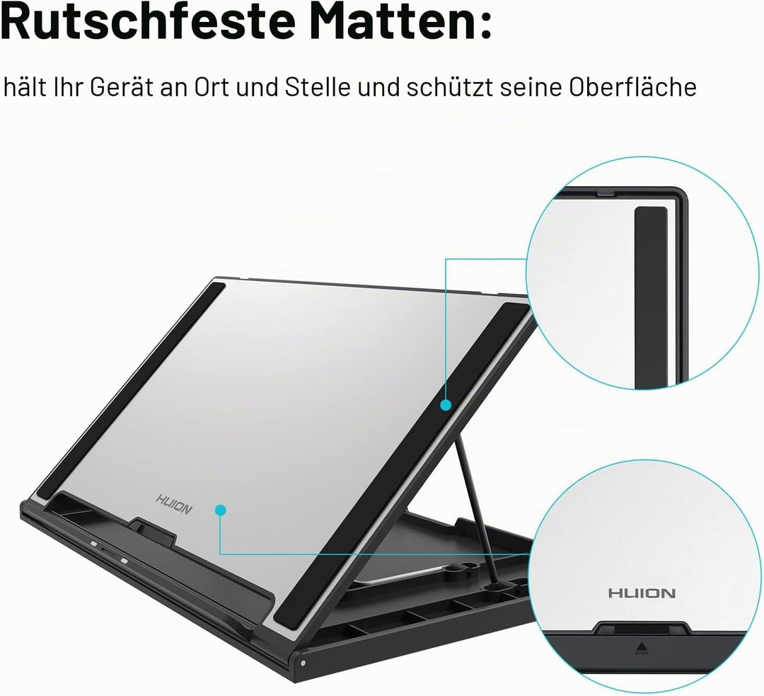 HUION ST300 Verstellbarer Ständer Kompatibel mit Kamvas12, Kamvas 13, Kamvas Pro 13, Kamvas Pro 13 2