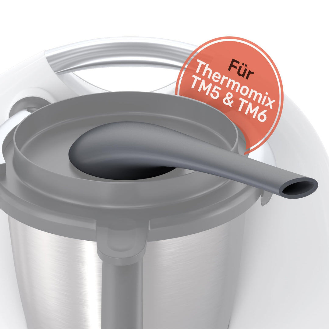 COOK MATES Dampfumleiter für Thermomix TM5 TM6 | EXTRA LANG | Dampfableiter für Hängeschränke Schutz