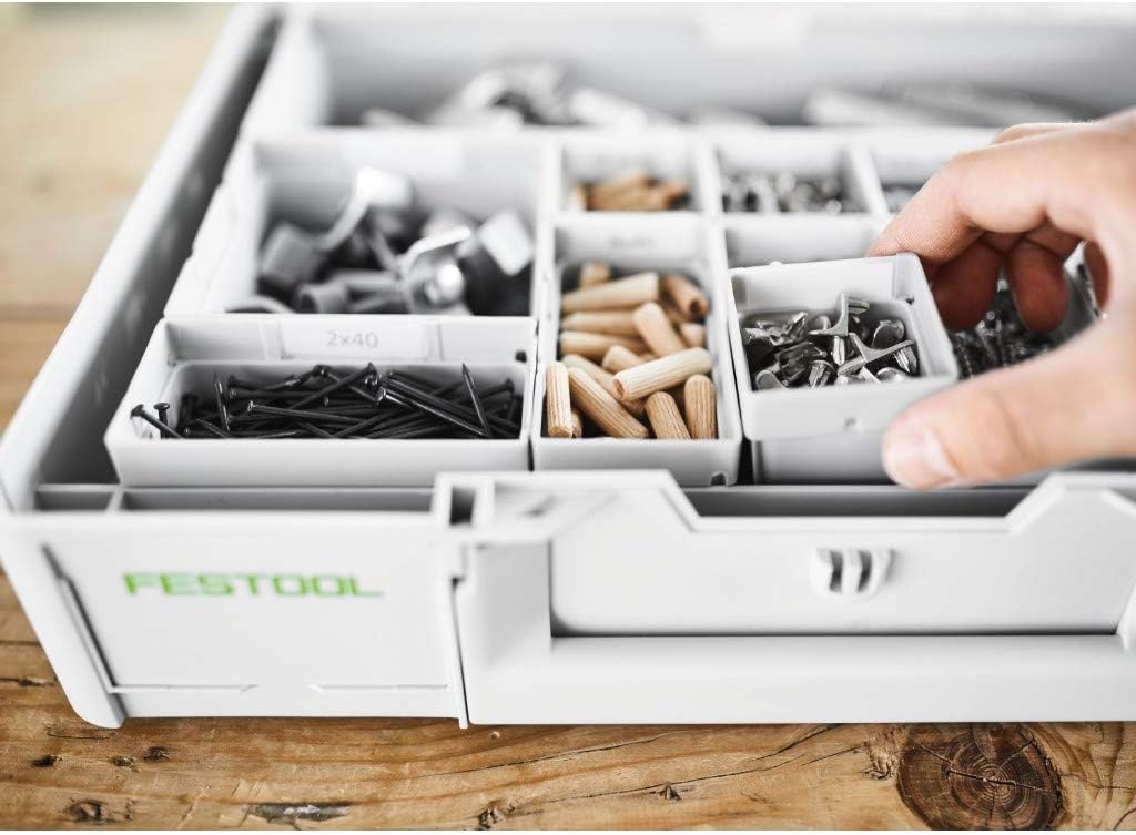 Festool Systainer³ Organizer SYS3 ORG M 89 22xESB (mit Einsatzboxen verschiedene Grössen) Transparen
