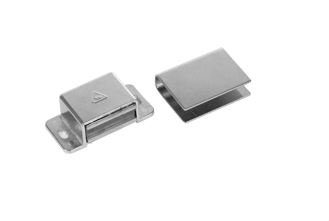 eliga Türmagnet zum Anschrauben mit U-Haftblech für Glastüren 10 mm